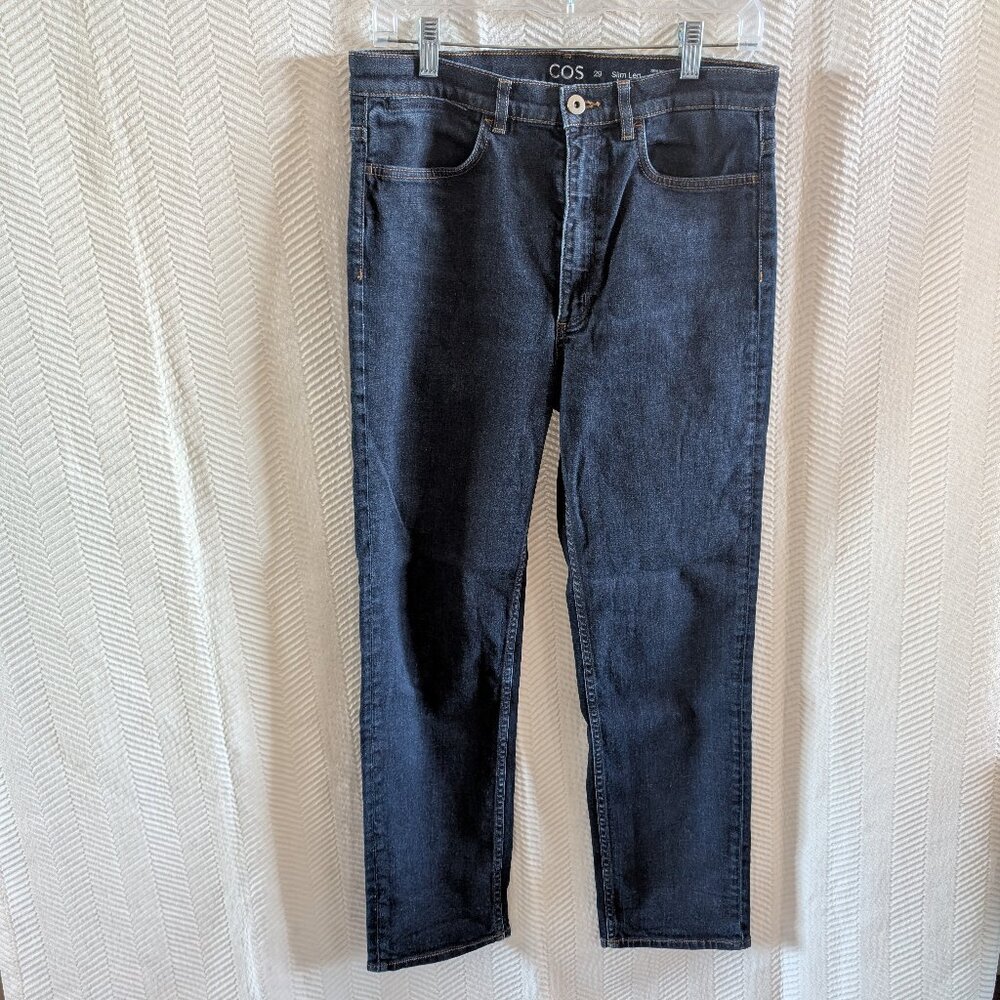 COS High Rise Women's Jeans in Dark Blue
